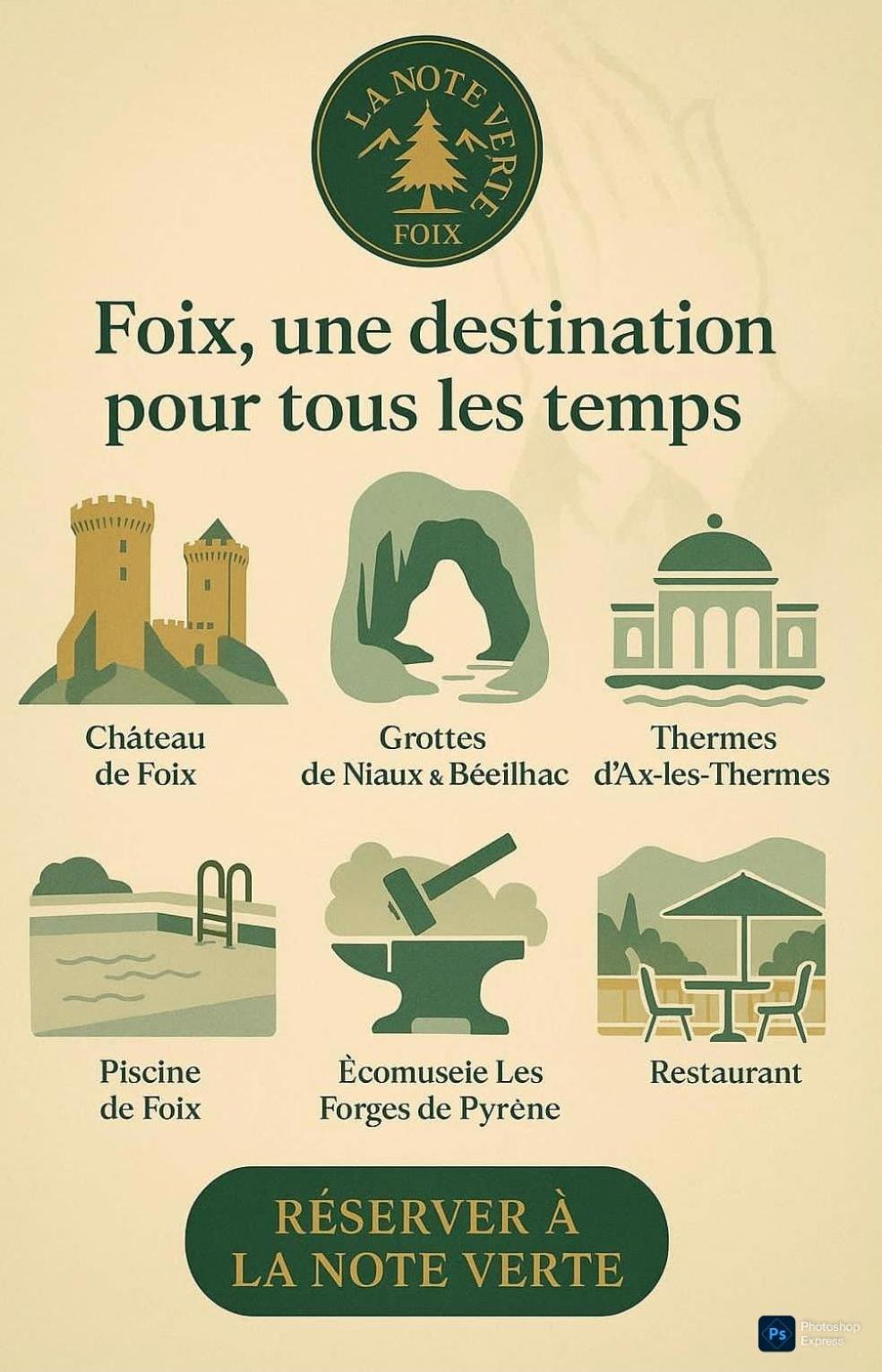 La Note Verte - Parking Gratuit Devant L'Entree Foix Exteriör bild